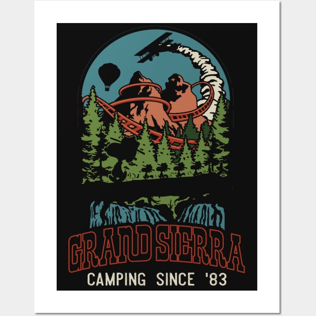 Grand Sierra Campground Wall Art by SkprNck